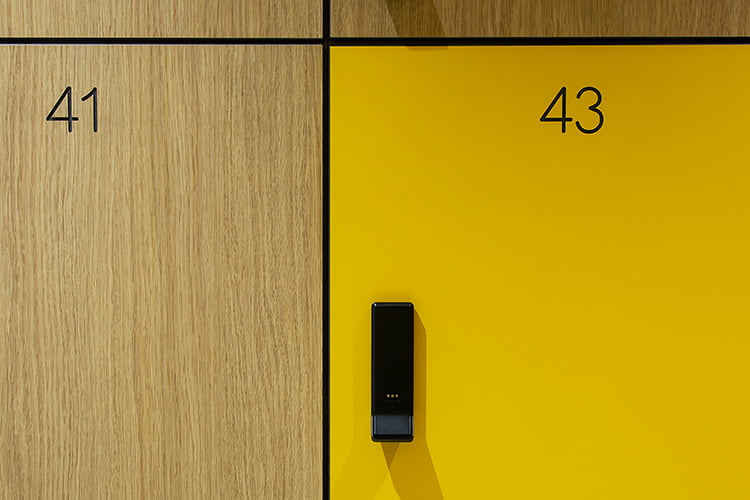 Unicolor design - lockers